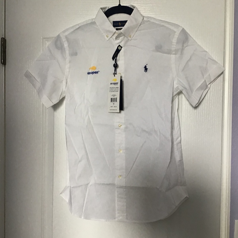White Polo Ralph Lauren Button Down Shirt